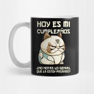 Feliz Cumpleanos Gatito Mug